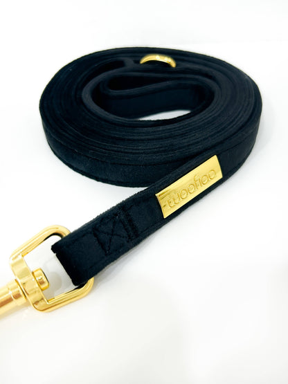 Royalty Black Harness & Leash Bunde - Woofiao