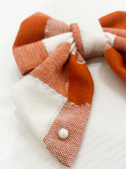 Pumpkin Patch Sailor Bow Tie - Woofiao