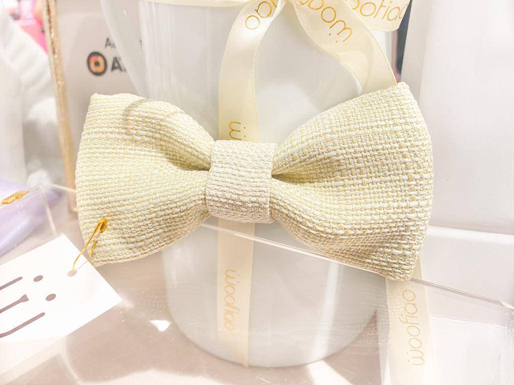 Spring Canvas Bow Tie - Woofiao